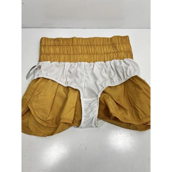 Free People Movement Women’s S Gold The Way Home Shorts Brief Liner  Gym - Picture 7 of 9